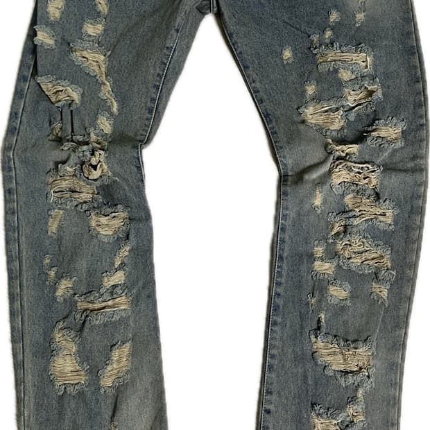 Scattergun Distressed Kukri Denim Pants