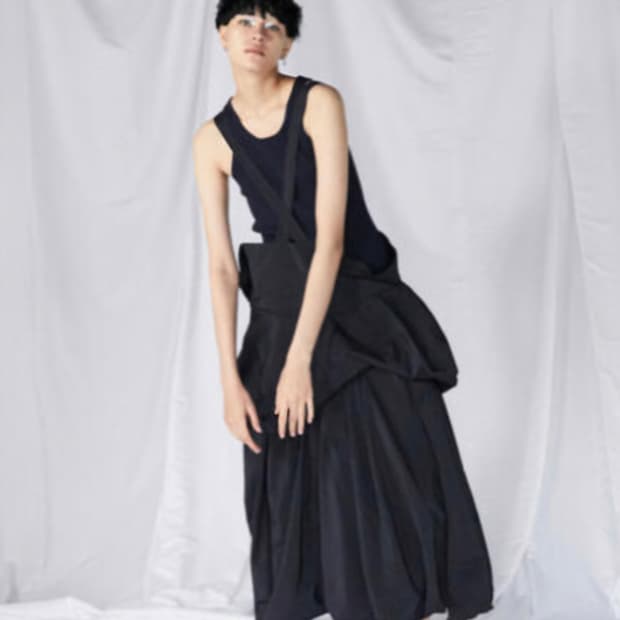 Enfold 엔폴드 콜렉션라인 서스펜더 스커트