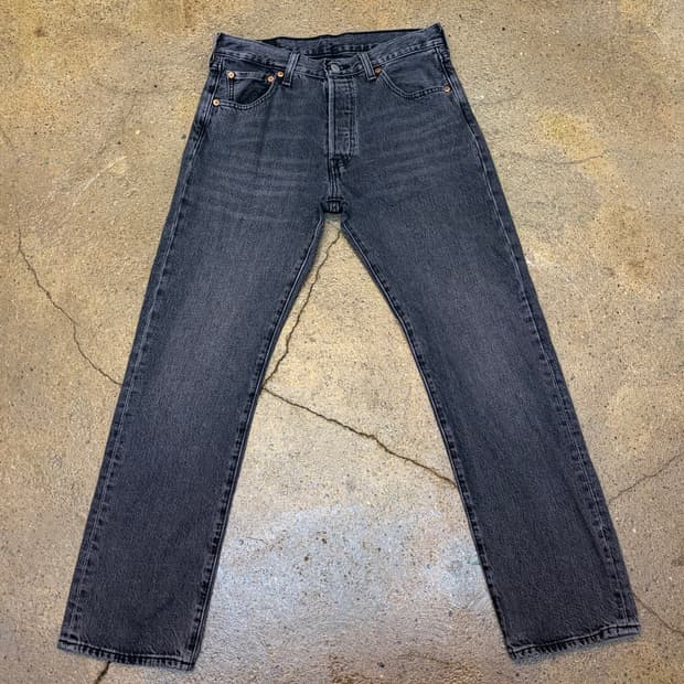 미국 빈티지 리바이스 501 블랙진 청바지