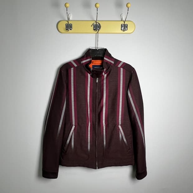 미하라 야스히로 스트라이프 울자켓 46