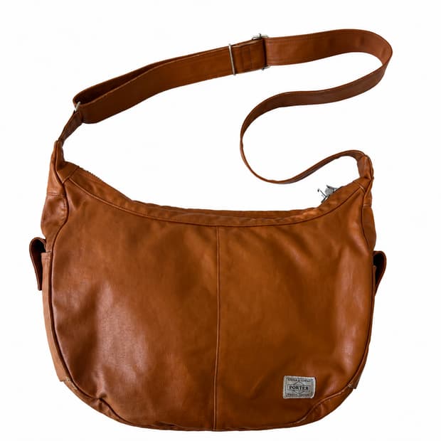 PORTER FREE STYLE Shoulder Bag (Camel L)