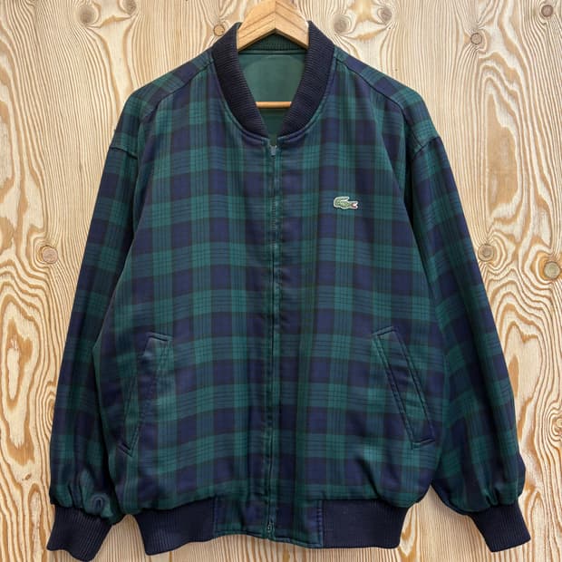 라코스테 리버시블 봄버 자켓