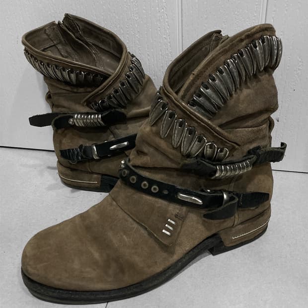 A.S.98 메탈 스트랩 웨스턴 부츠