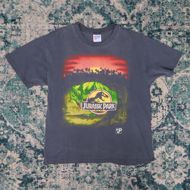 VTG 빈티지 1993년도 쥬라기 공원 프로모션 반팔 티셔츠