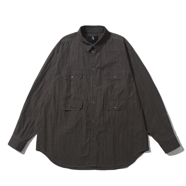 Huton 23fw WIDE TYPEWRITER SHIRT