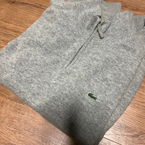 라코스테 집업 니트 XL