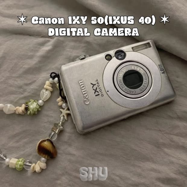 캐논 익시 50 (익서스 IXUS 40) 빈티지 디카 실버