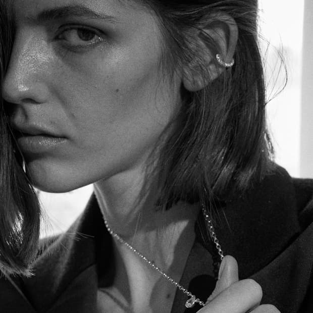 NUMBERING #3114 PAVE HUGGIE EARCUFF