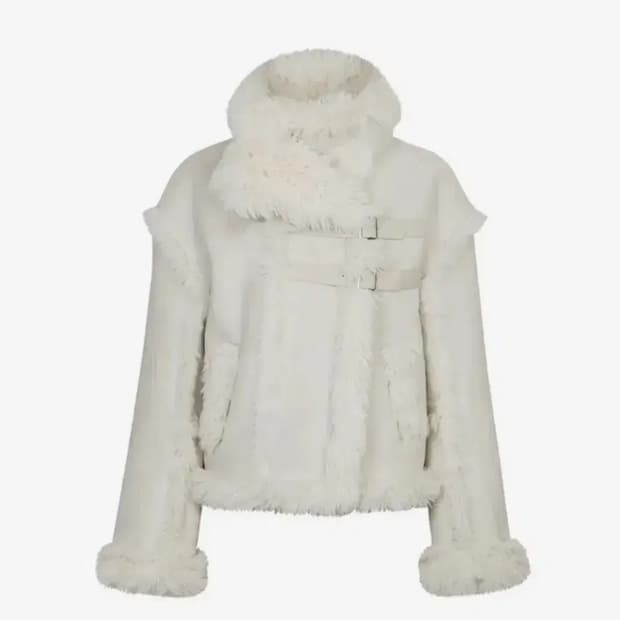 페인오어플레져 무스탕 LUNA BELTED JACKET