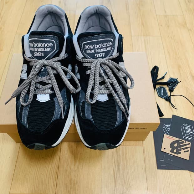 [265] 뉴발란스 991v2 메이드 인 UK 블랙