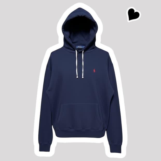 신형 폴로 랄프로렌 네이비 후드티셔츠