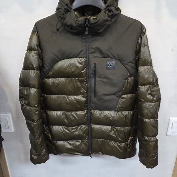 코오롱스포츠 배색 경량패딩 다운자켓 105