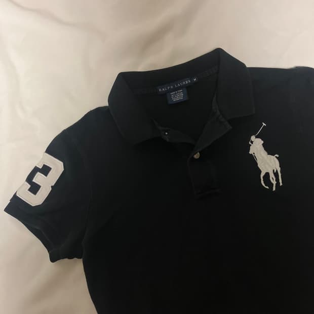 폴로랄프로렌 빅포니 치프키프 카라티 블랙 M