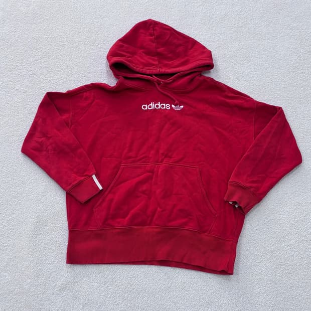 M 아디다스 스몰로고 후드 티셔츠 0309E