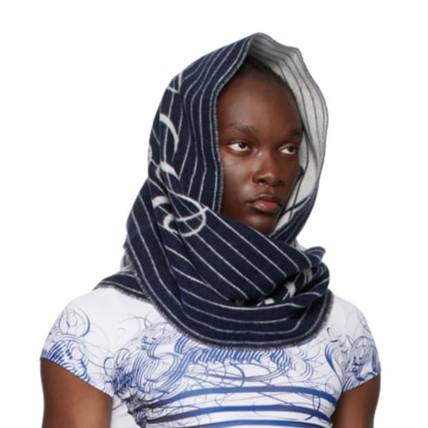 장폴고티에 스트라이프 머플러