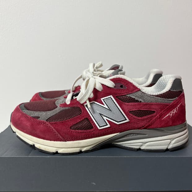 뉴발란스 990v3 MIU 스칼렛 마블헤드 (GS)