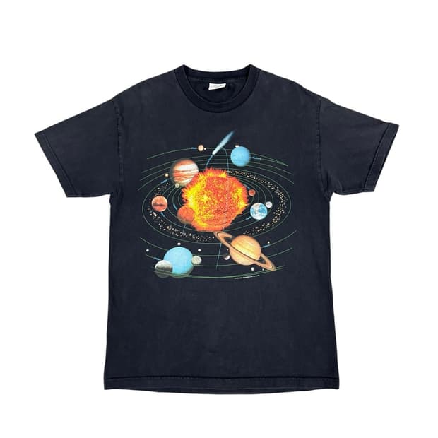 빈티지 90s Solar System Art Tee 태양계 아트 티셔츠