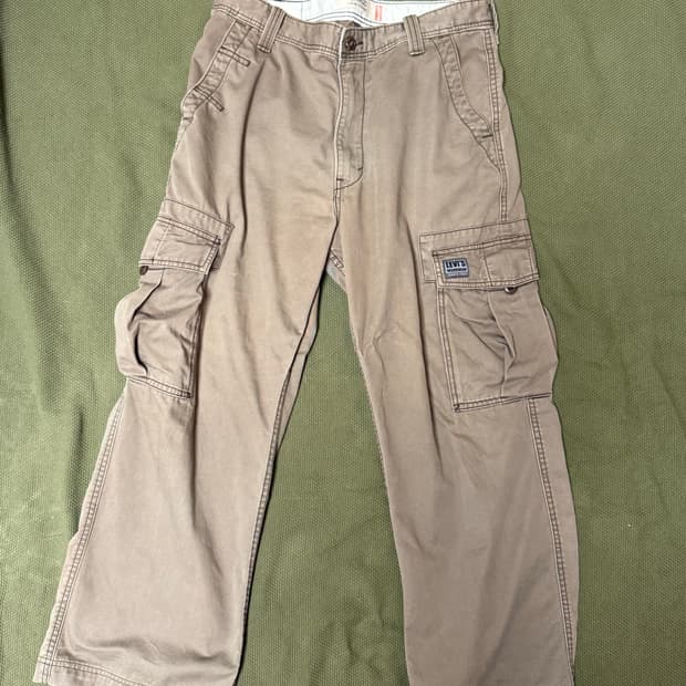 빈티지 리바이스 와이드 카고팬츠 33
