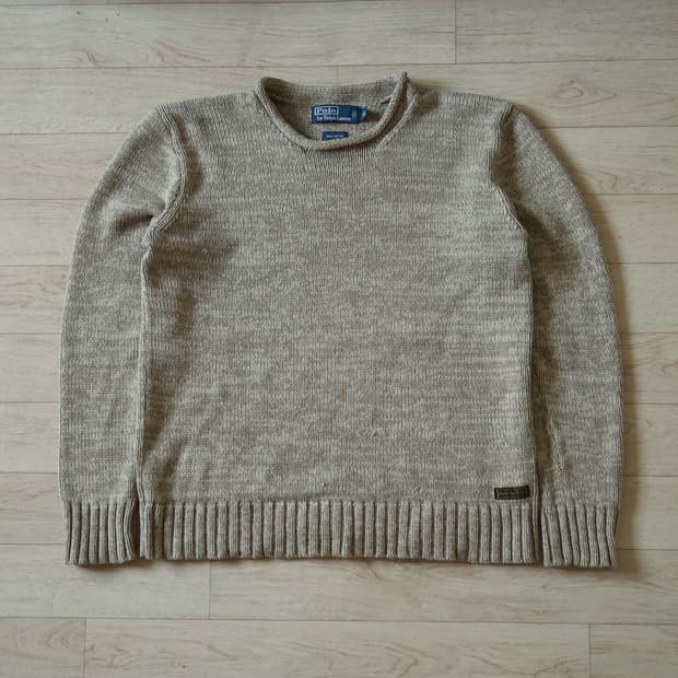 빈티지 폴로 랄프로렌 JPN 오트밀 니트