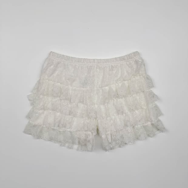 프릴 레이스 반바지
