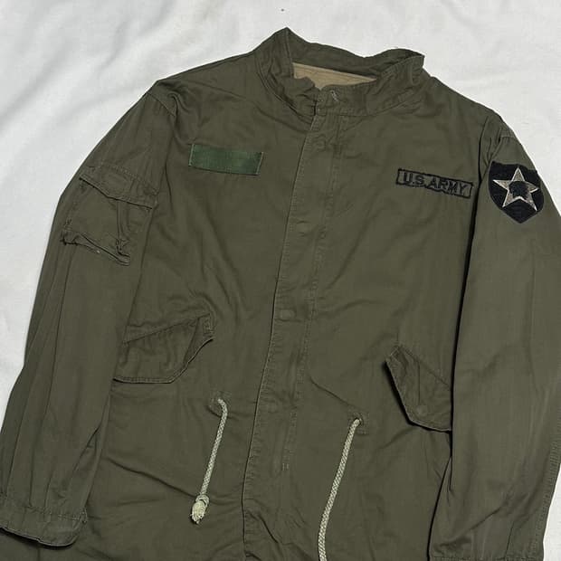 L vtg 카키 피쉬테일 야상 파카