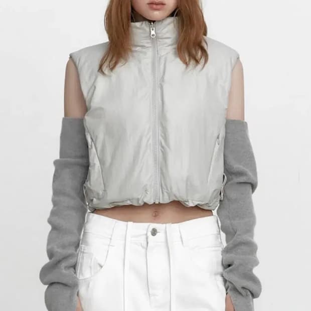 Studiotable 리버시블 패딩조끼