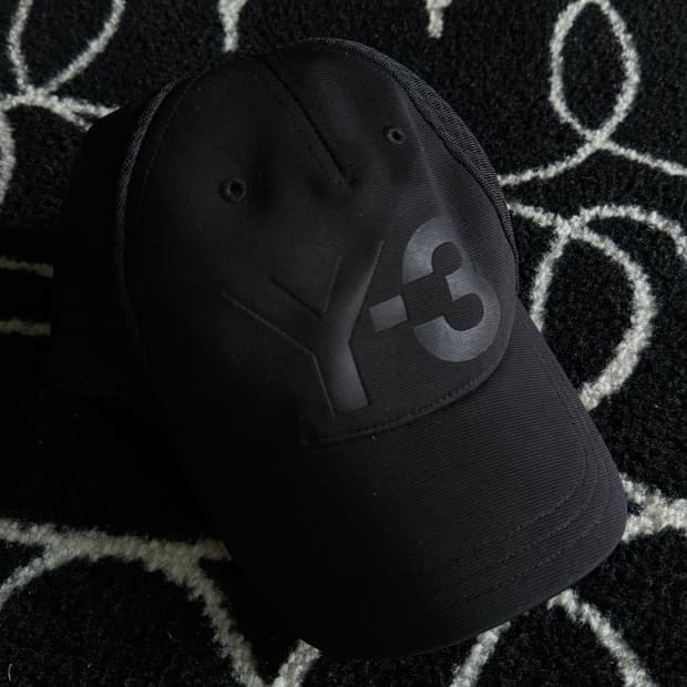 아디다스 Y-3 프린트 트러커 메쉬 볼캡 모자 올검 블랙