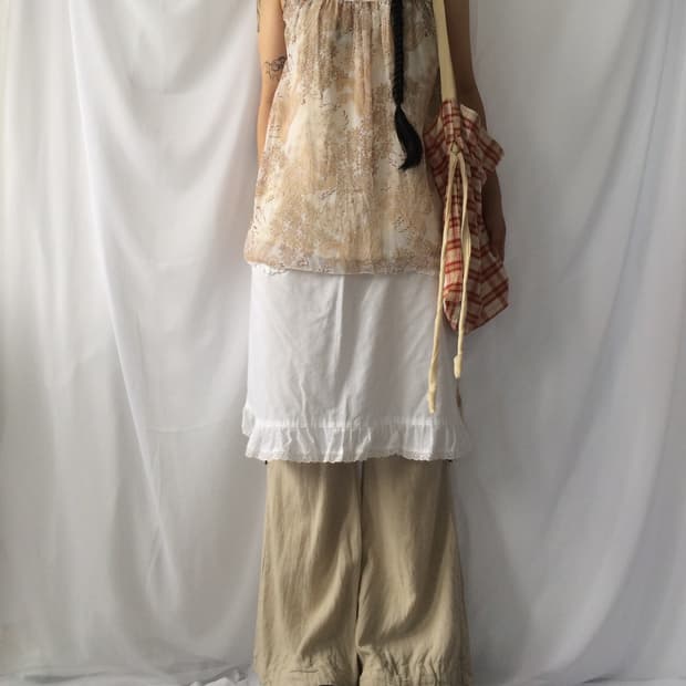 Ethnic mood sleeveless