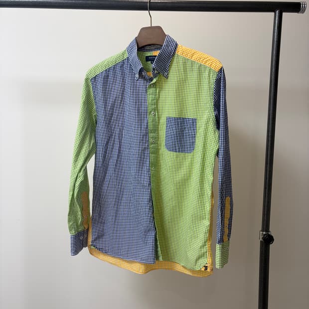 (XL) Field Dream 멀티컬러 체크 펀셔츠