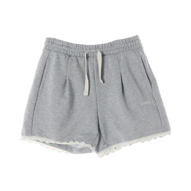 널디 그레이 레이스 스웨트 숏 팬츠 M