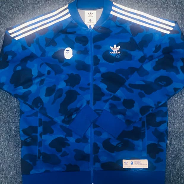 배이프 x 아디다스 트랙탑 져지 XL