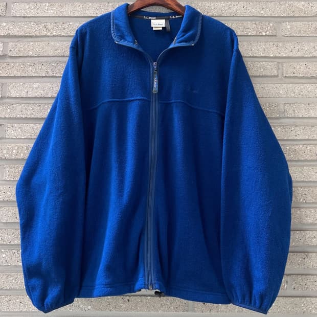 [L]L.L.Bean 엘엘빈 Made in USA 다크블루 플리스 자켓