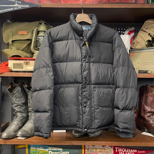 90s 폴로 랄프로렌 푸퍼 다운 패딩 오리털 RL 컨트리