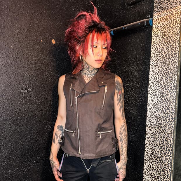 Vintage – Brown Rider Zip Vest