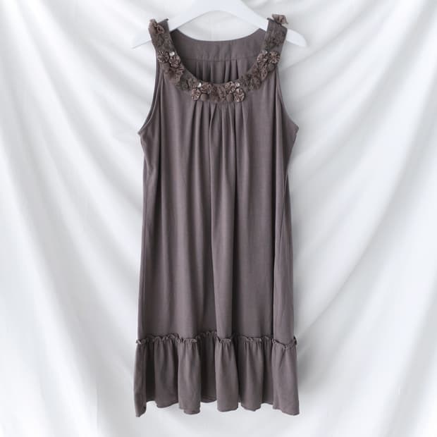 flower sleeveless one-piece