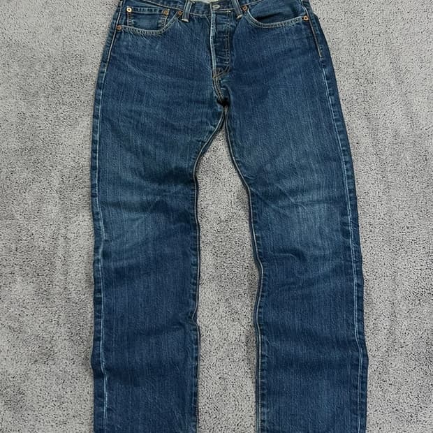 (31/31) 리바이스 501 진청 진