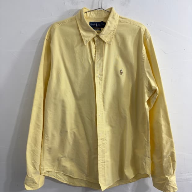 ralph lauren yellow shirt