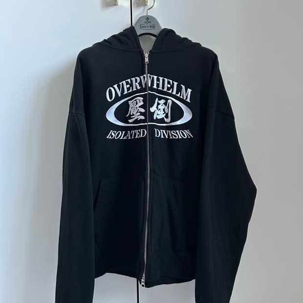 [M] 압도 빅로고 후드집업