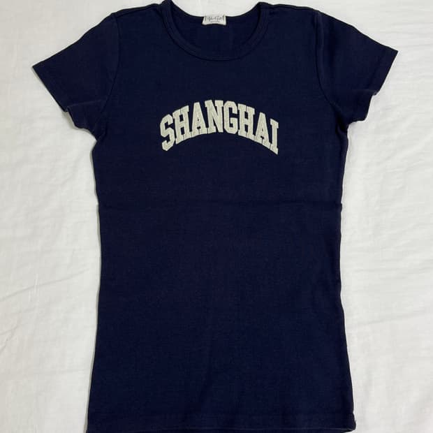 브랜디멜빌 상하이 네이비 티셔츠