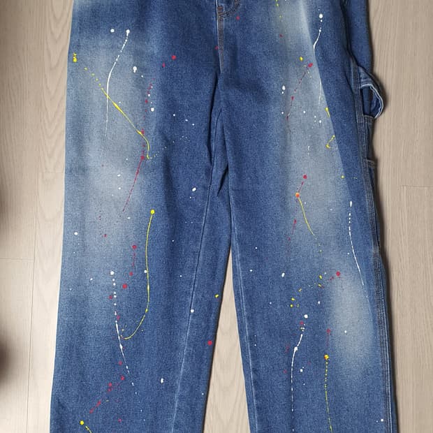 벌스데이수트 페인터 데님 블루 팬츠