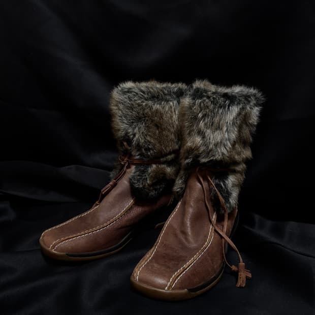 “Landrover” Brown Y2K Design Fur Boots