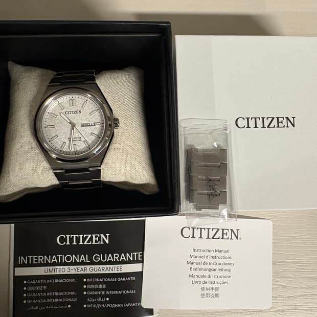 시티즌 젠신 aw0130-85a 스노우