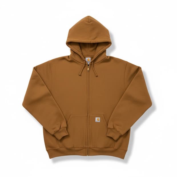 칼하트 레인 디펜더 루즈핏 미드웨이트 써멀 라인드 풀집 후드 스웨트셔츠 