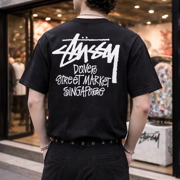 🧢 Stüssy 스투시 Dover Street Market - 블랙