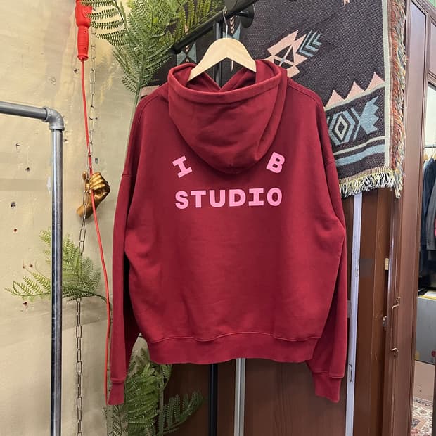 아이앱 스튜디오 피그먼트 후드 코랄 #csz0260