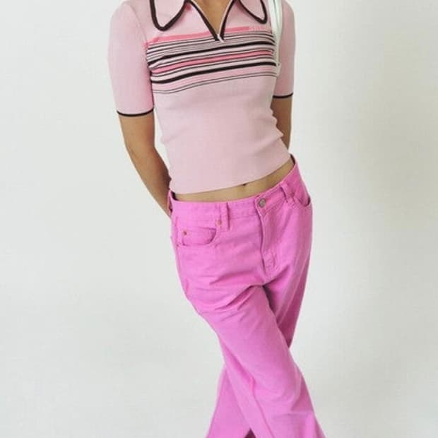 그로브 핑크 바지