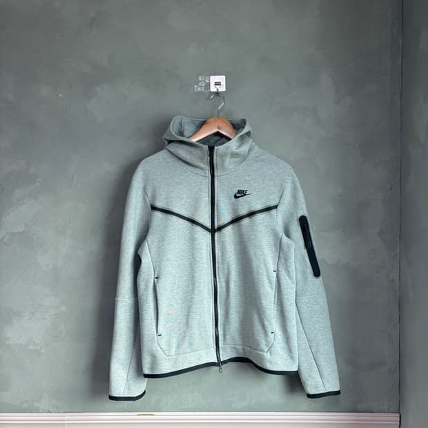 나이키 테크팩 후드집업 그레이