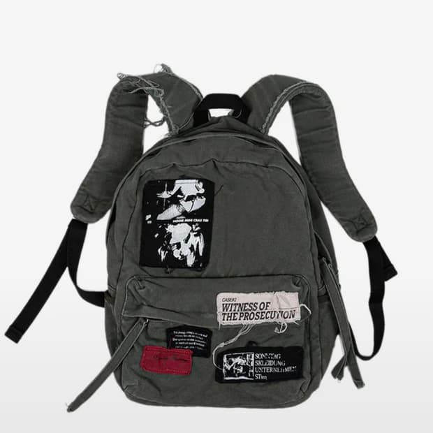 선데이오프클럽 vtg patchs backpack