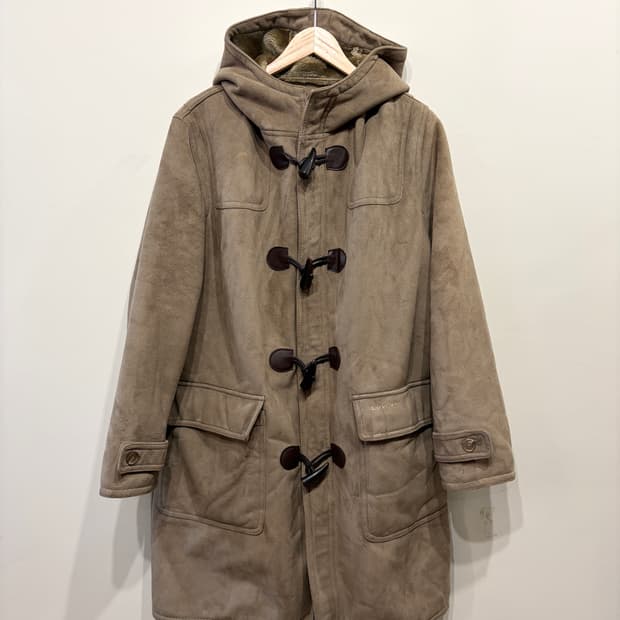 리바이스 스웨이드 후드 더플 코트