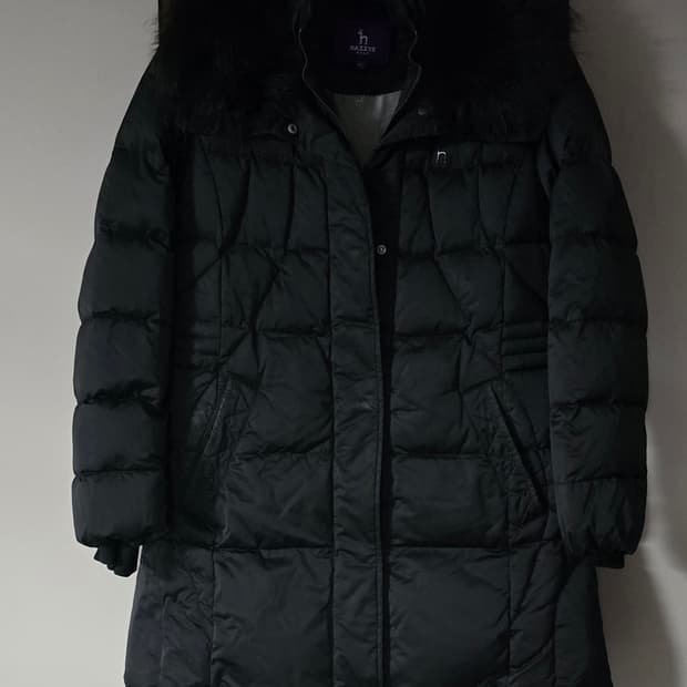헤지스골프 여성 덕다운 롱패딩. 싸이즈95